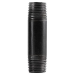 Black Welded Nipple, 3/4" x 4.5"