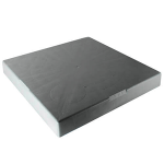 E-Lite Gray Plastic Pad, 24 x 24 x 3"