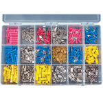 18 Compartment Assorted Terminal Kit, 450 Terminals