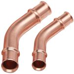 RLS Copper Press 45 deg Elbow (Crimp), 1-1/8"