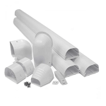 Fortress Lineset Cover Kit, 3.5", White