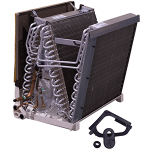 Flex Coil w/ Drainpan, 2R/14/14.5, Alum, Up